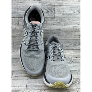 New Balance Fresh Foam 680v7 Women Grey Navy Running Shoes W680LG7 Size 11B